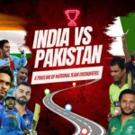 india national cricket team vs pakistan national cricket team timeline